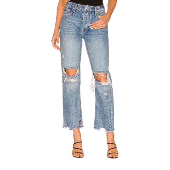 Free‎ People Tapered Baggy Boyfriend Jeans 26 - Picture 8 of 8